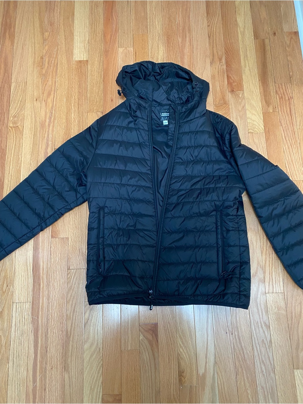 Women’s Black Packable Light Weight Puffer